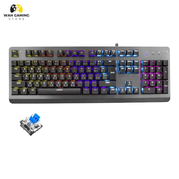Avalon Stronghold Gaming Keyboard Full Argb - Otemu Blue Switches - Wah Gaming Store