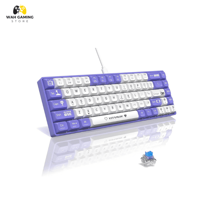 Ajazz Ak680 wired All Colours Available Brand New - Wah Gaming Store