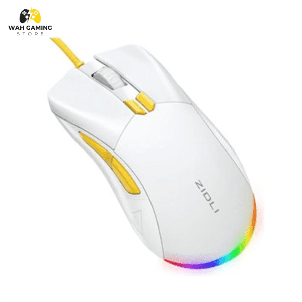 Zidli M85 RGB Gaming Mouse Optical Sensor 16,000 DPI 1000 Hz Polling Rate Paracord Cable ultra Lightweigh 68gram - Wah Gaming Store