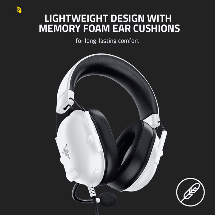 Razer BlackShark V2 Pro 2023 Wireless Gaming Headset With Detachable Noise Cancelling Mic 50mm Drivers Noise-Isolating Ultra-Soft Memory Foam Earcups Used Best Condition - Wah Gaming Store