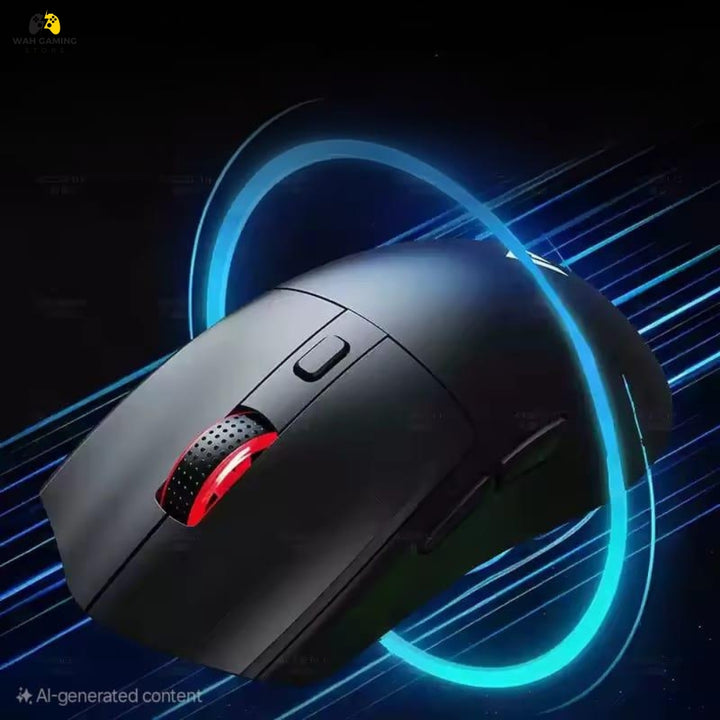 AOQELO AWQ5 tri-mode Bluetooth mouse with RGB lighting
