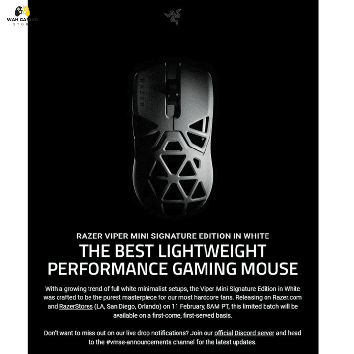 Razer Viper Mini Signature Edition Flagship Mouse Without Box Best Condition - Wah Gaming Store