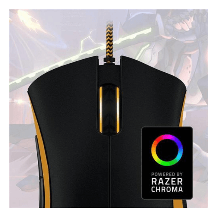 DeathAdder Chroma Overwatch Edition - Chroma Enabled RGB Ergonomic Gaming Mouse - World's Most Precise Sensor - Comfortable Grip - The Esports Gaming Mouse - Brand New Condition OpenBox - Wah Gaming Store