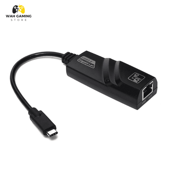USB Type-C To RJ45 Lan Network Ethernet Adapter USB Lan Card External - Wah Gaming Store