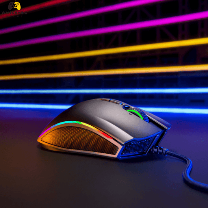 Razer Mamba Elite Wired Gaming Mouse 16,000 DPI Optical Sensor Chroma RGB Lighting 9 Programmable Buttons Used Best Condition - Wah Gaming Store