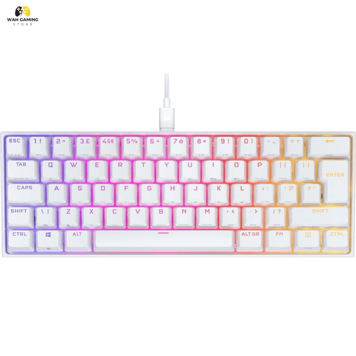Corsair K65 RGB MINI 60% Mechanical Gaming Keyboard With CHERRY MX SPEED RGB Silver Mechanical Keyswitches Used Best Condition - Wah Gaming Store