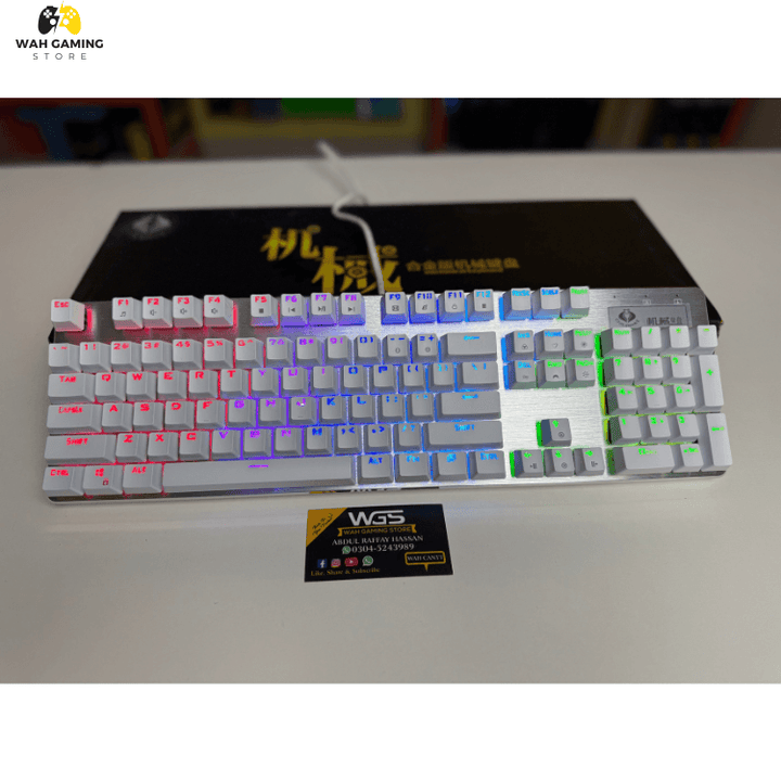 COOL SNake XK11 - USB Mechanical Gaming Keyboard - 6 Color LED Backlight Illumination - Wah Gaming Store