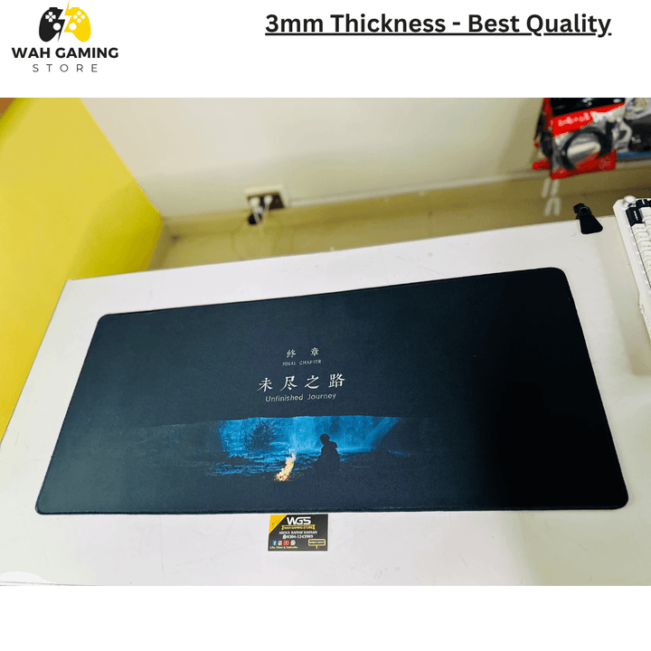 Premium Design XXL Size Mousepads - Full Size Table Mats Size (900mm X 400 mm) - Wah Gaming Store