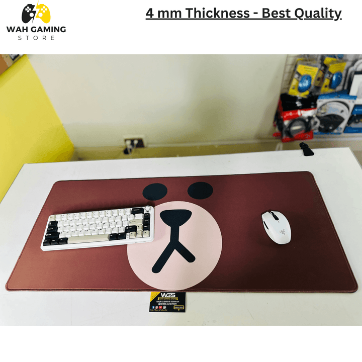Premium Design XXL Size Mousepads - Full Size Table Mats Size (900mm X 400 mm) - Wah Gaming Store