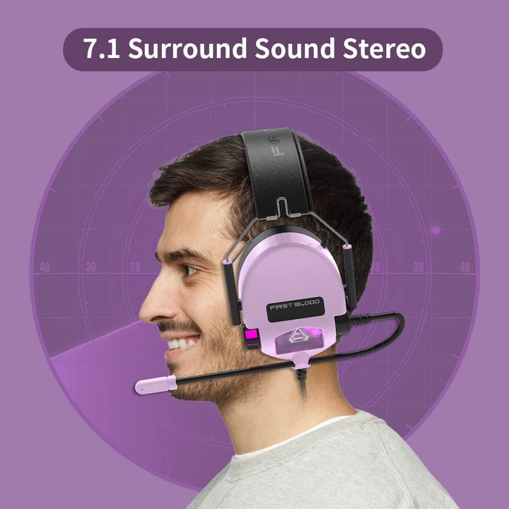 Ajazz FirstBlood H-10 gaming headset with 7.1 surround sound