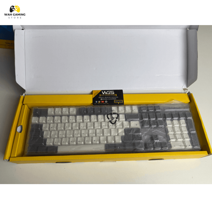 Durgod X Thinkway Tauche.F Cherry Mx Switches Doubblestot Pbt Keycaps Most Premium Keyboard Detahcable Type-C Wire - Wah Gaming Store
