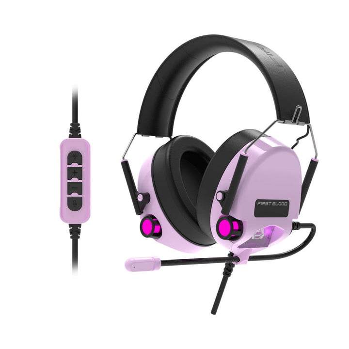 Ajazz FirstBlood H-10 gaming headset with 7.1 surround sound Purple Color
