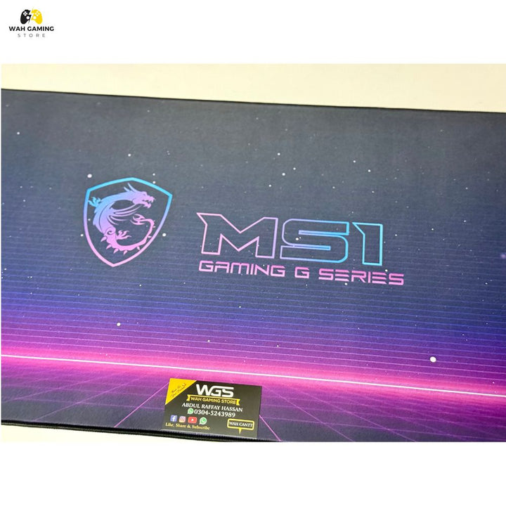 MSI Gaming Series XXL Mousepad Neon Design