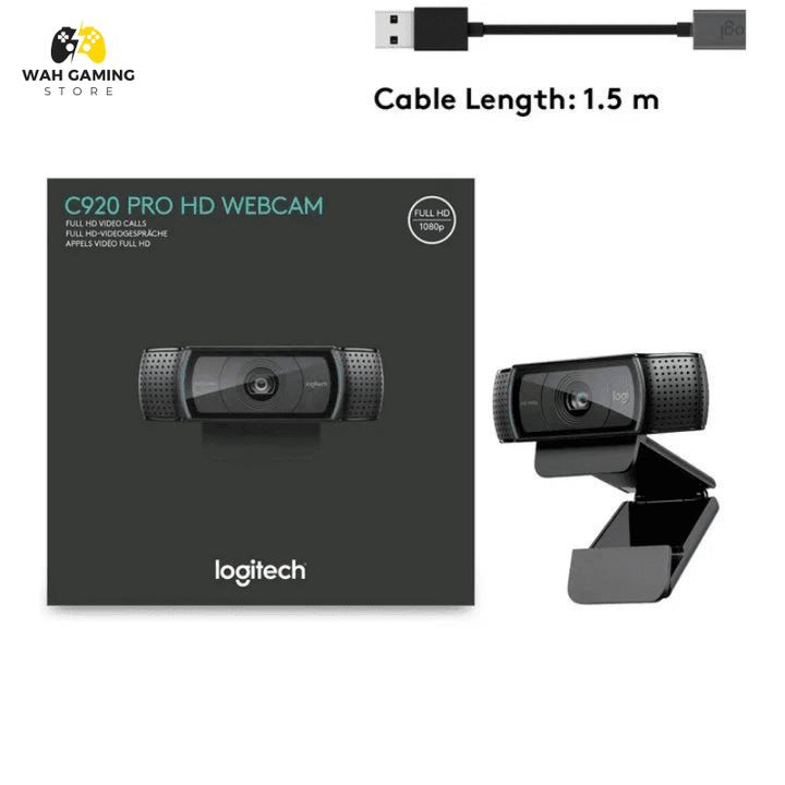 Logitech C920 Hd Pro Webcam - Wah Gaming Store