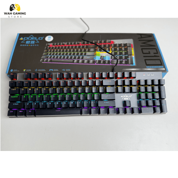 AOQELO AMG10 RGB Gaming Keyboard with Otemo Blue Switches Best Build Quality - Wah Gaming Store