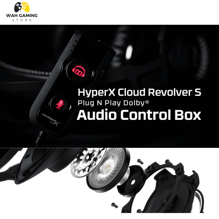 HyperX Cloud Revolver Gaming Headset with HyperX 7.1 Surround - Wah Gaming Store