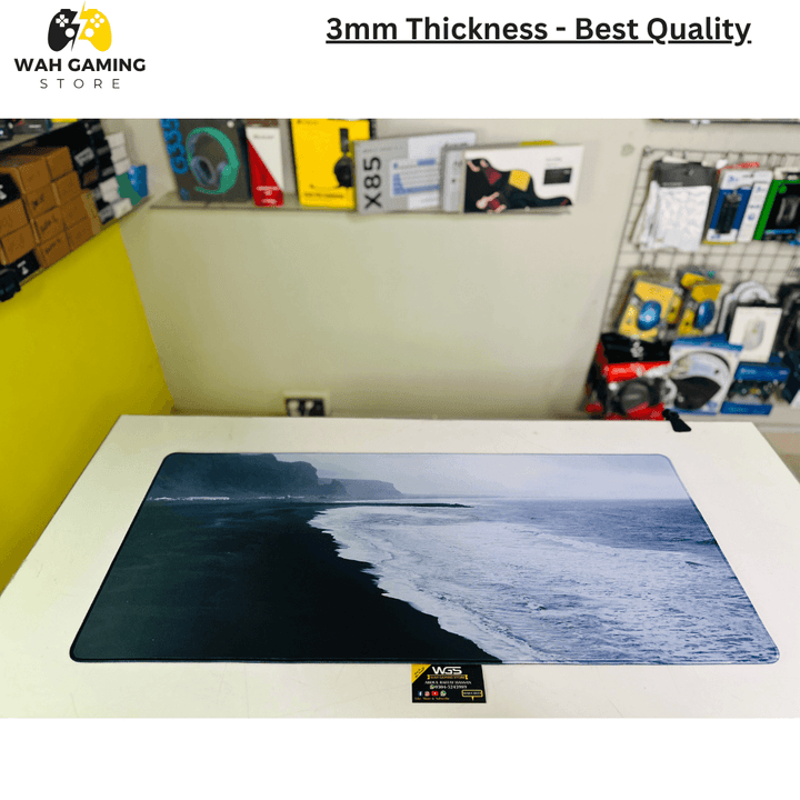 Premium Design XXL Size Mousepads - Full Size Table Mats Size (900mm X 400 mm) - Wah Gaming Store