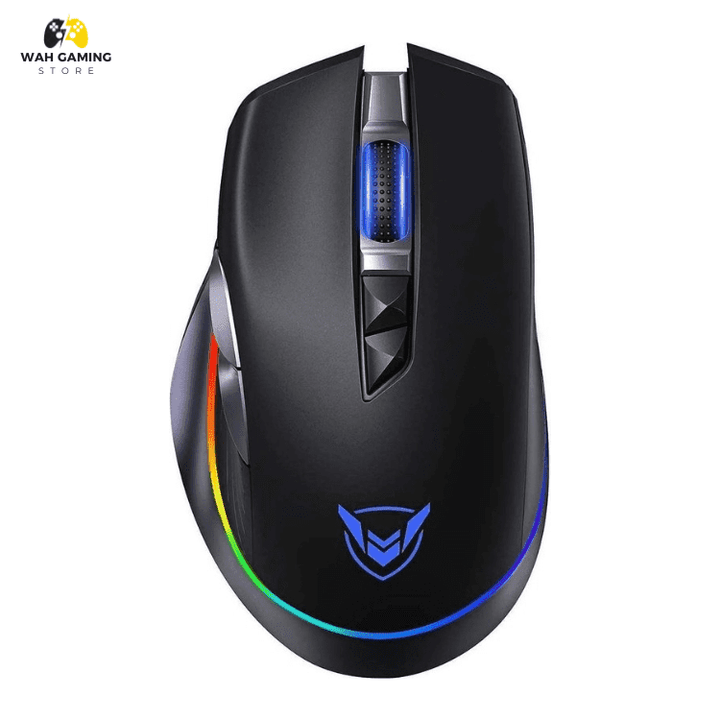 PICTEK PC255A Wireless & Wired RGB Gaming Mouse – Optical Sensor 10.000 DPI – Polling Rate 1000Hz – 8 Programmable Buttons – Rechargeable battery - Wah Gaming Store