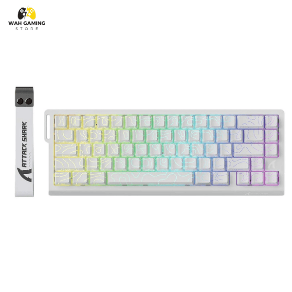 ATTACK SHARK X68 HE Rapid Trigger Keyboard Magnetic Switch - Wah Gaming Store