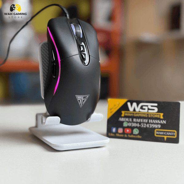 Nsist DM7800 Pixart 3325 Sensor With 10,000dpi With Additional Side Gripes - Wah Gaming Store