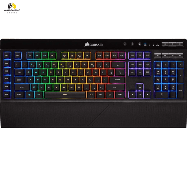 CORSAIR K57 RGB Wireless Gaming Keyboard <1ms response time with Slipstream Wireless Connect with USB dongle, Bluetooth or wired Full RGB Backlit Keys, Black Used excellent condition - Wah Gaming Store