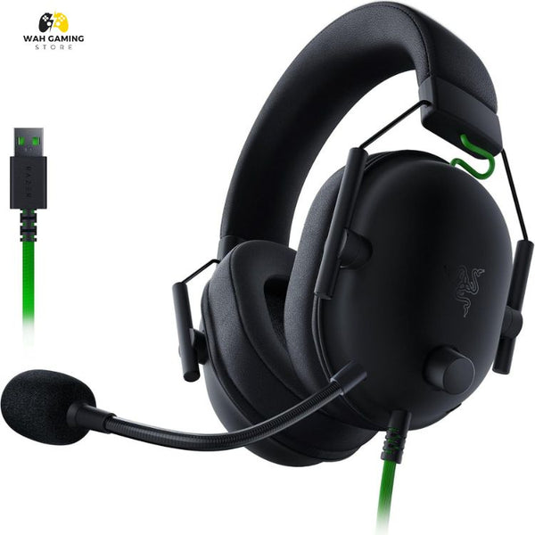 Razer BlackShark V2X USB Wired Gaming Headset — TriForce 50 mm, HyperClear Mic, 7.1 Surround