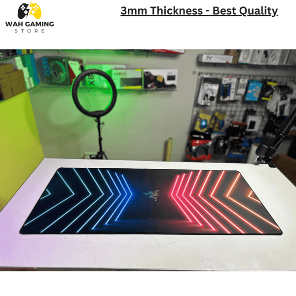 Premium Design XXL Size Mousepads - Full Size Table Mats Size (900mm X 400 mm) - Wah Gaming Store