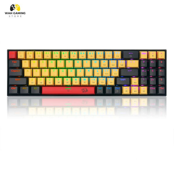 Redragon Mechanical Keyboard - K688 RGB Gaming Keyboard- Hot Swapable Red Switches