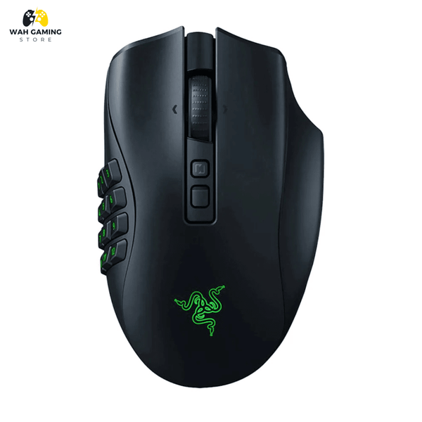 Razer Naga V2 Pro Wireless Gaming Mouse 19+1 Programmable Buttons HyperScroll Pro Wheel Focus Pro 30K Optical Sensor Optical Mouse Switches Gen 3 Used Best Condition - Wah Gaming Store