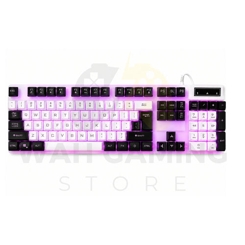 Firewolf FW-K30 Black and White Gaming Keyboard in Pakistan