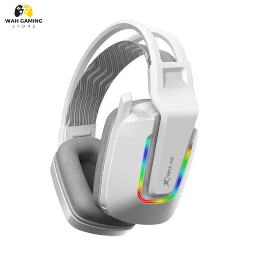 Xtrike Me GH-712 RGB Wired Gaming Headset White 7.1 Surround Sound