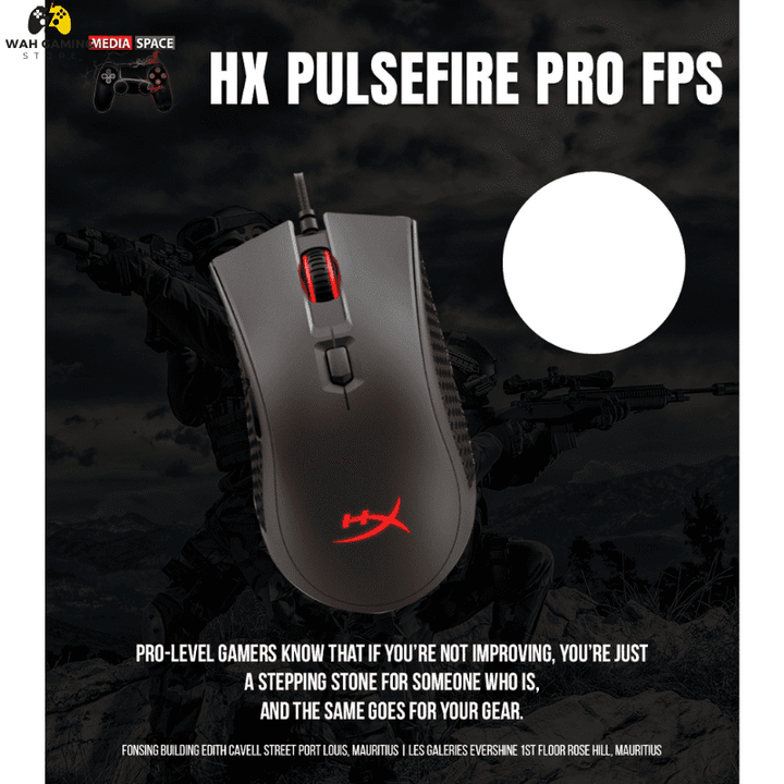 HyperX Pulsefire FPS Pro Gaming Mouse - Wah Gaming Store