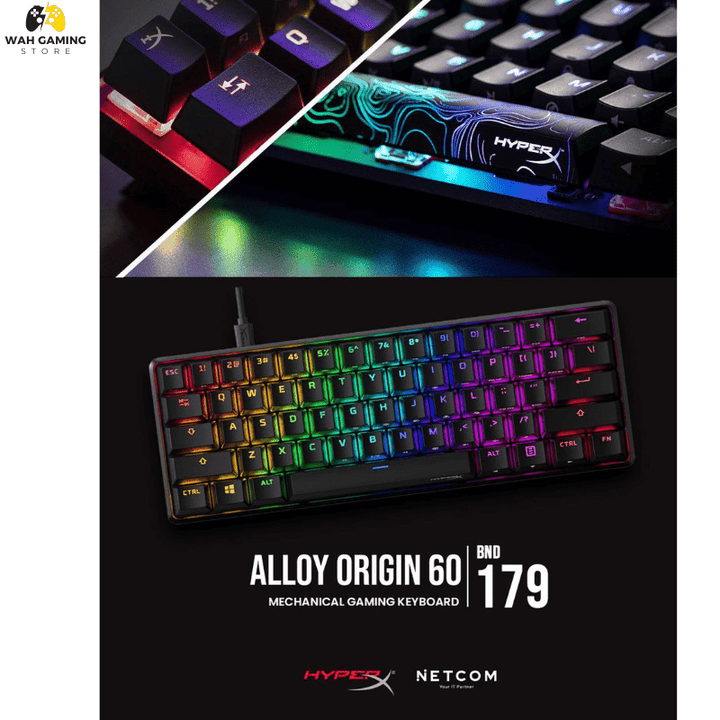 HyperX Alloy Origins 60 - Mechanical Gaming Keyboard - Wah Gaming Store