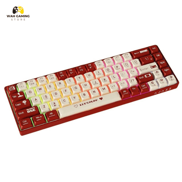 Ajazz Ak680 wired All Colours Available Brand New - Wah Gaming Store