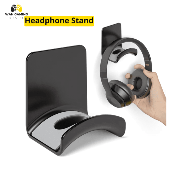 Headphone Stand Adhesive Headphone Hanger Holder Mount Good Quality - Wah Gaming Store