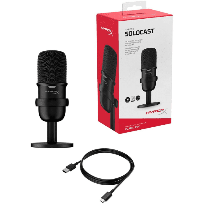 HyperX SoloCast - USB Microphone Used OPenBox Condition - Wah Gaming Store