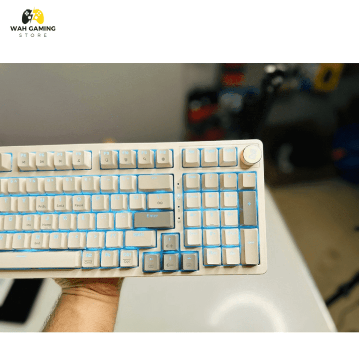 Monster Airmars Km 4 Pro 98% Layout Gasket Design Wired Gaming Keyboard - Wah Gaming Store