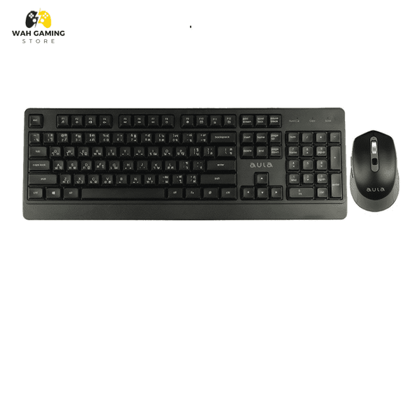 Aula AC203 2.4GHz Wireless Keyboard and Mouse Combo For Professional Work - Wah Gaming Store