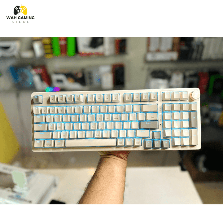 Monster Airmars Km 4 Pro 98% Layout Gasket Design Wired Gaming Keyboard - Wah Gaming Store