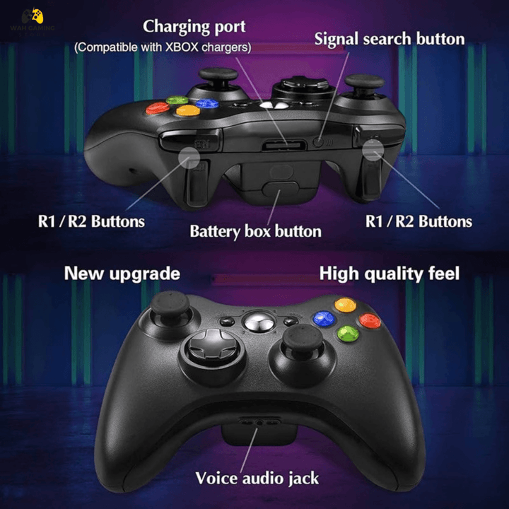 Xbox 360 Wireless Controller With Haptic feedback Best Quality - Wah Gaming Store