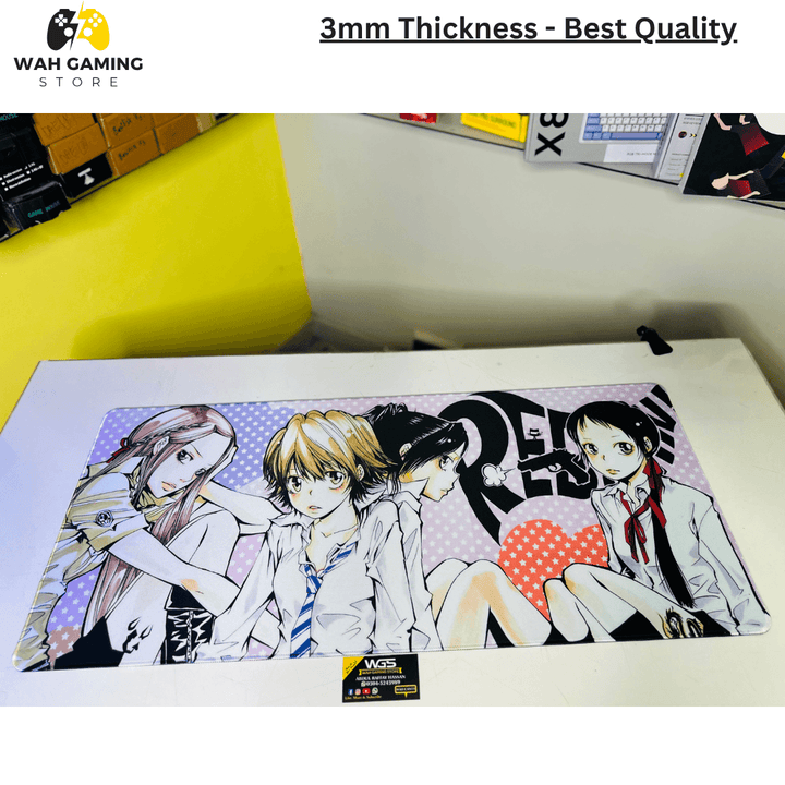 Premium Design XXL Size Mousepads - Full Size Table Mats Size (900mm X 400 mm) - Wah Gaming Store
