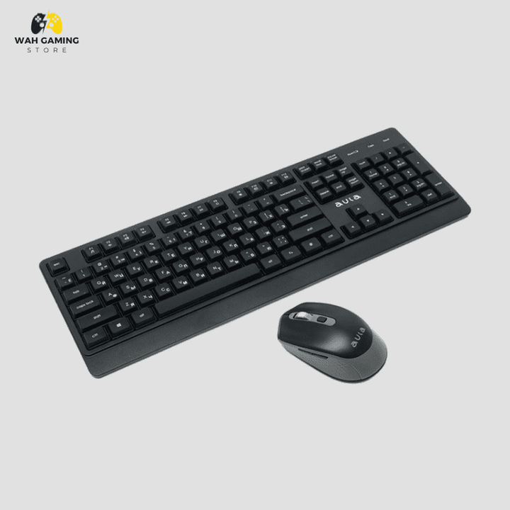 Aula AC203 2.4GHz Wireless Keyboard and Mouse Combo For Professional Work - Wah Gaming Store