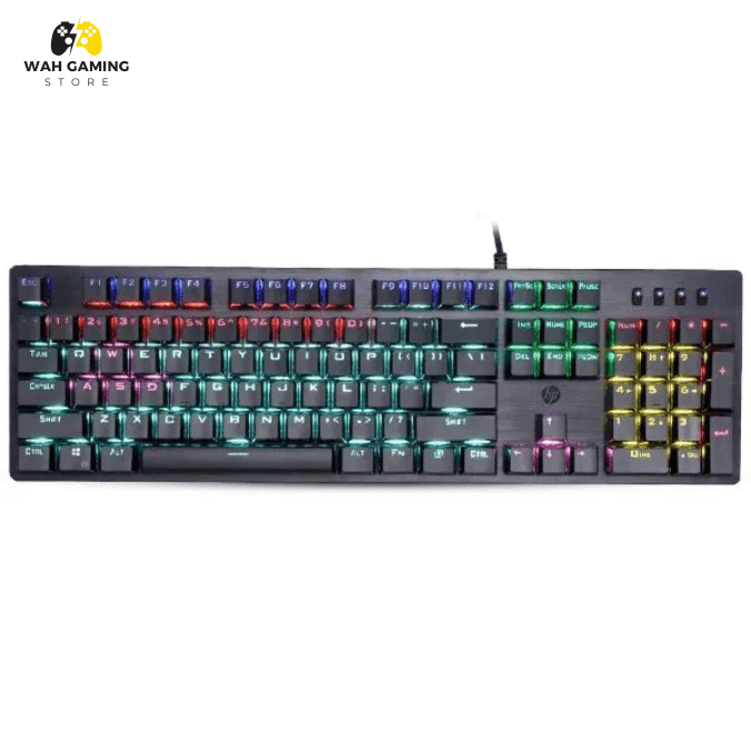 HP GK100F Mechanical Gaming Keyboard - Blue Switch - Wah Gaming Store