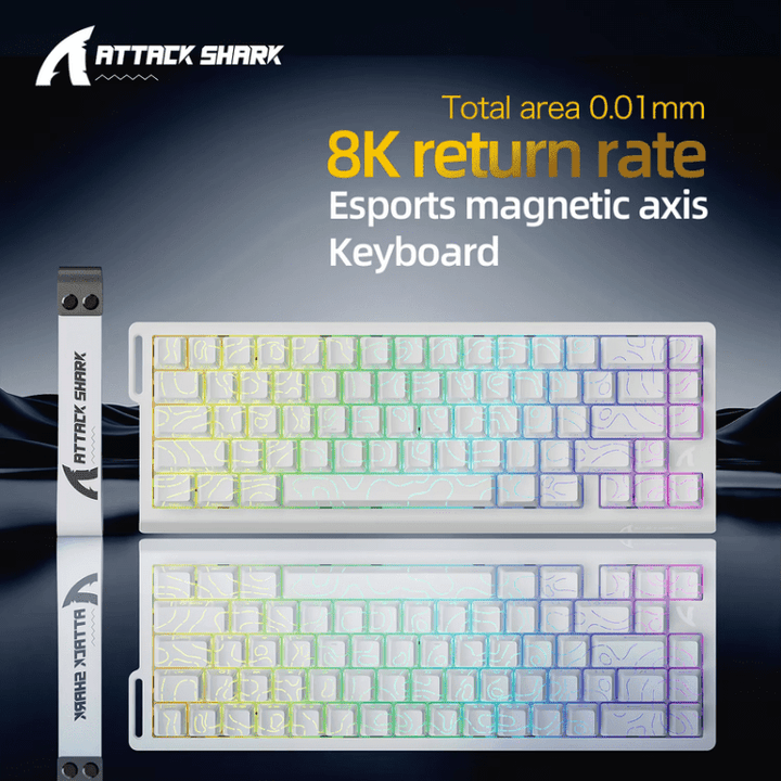 ATTACK SHARK X68 HE Rapid Trigger Keyboard Magnetic Switch - Wah Gaming Store
