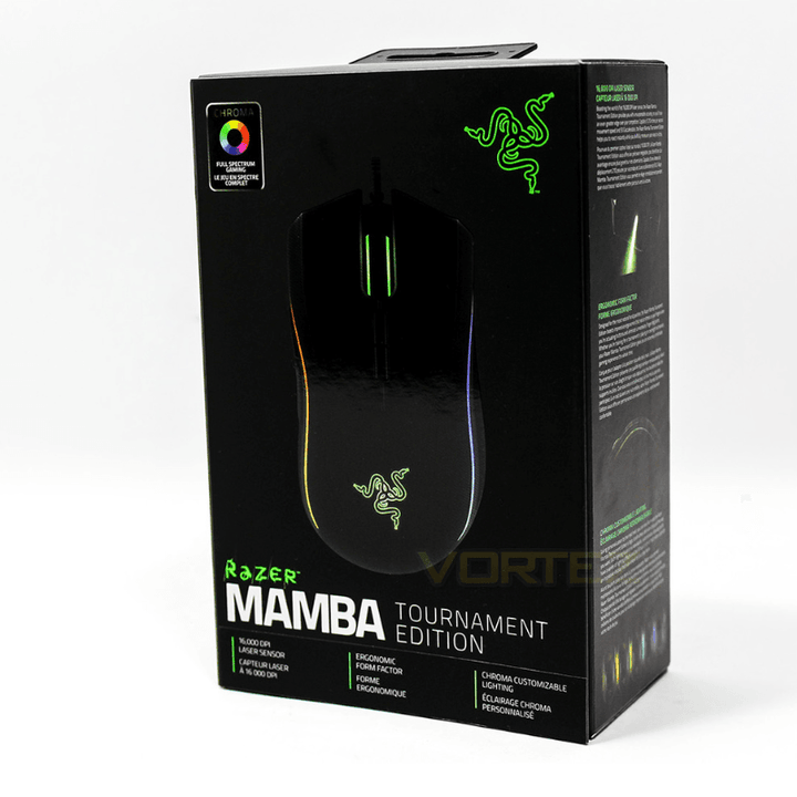Razer Mamba Tournament Edition: 16,000 Adjustable DPI - Ergonomic Form Factor - Chroma Enabled - Brand New Condition OpenBox - Wah Gaming Store