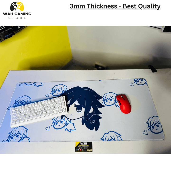 Premium Design XXL Size Mousepads - Full Size Table Mats Size (900mm X 400 mm) - Wah Gaming Store