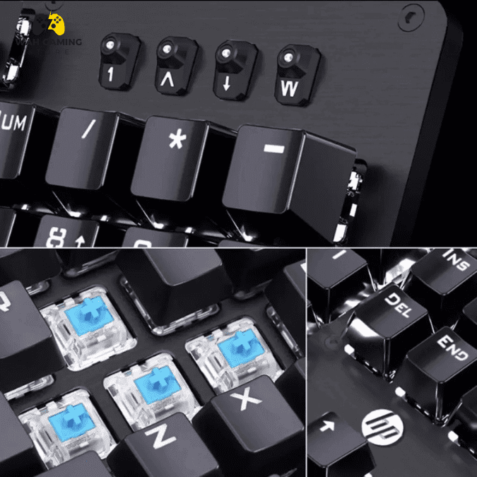 HP GK100F Mechanical Gaming Keyboard - Blue Switch - Wah Gaming Store