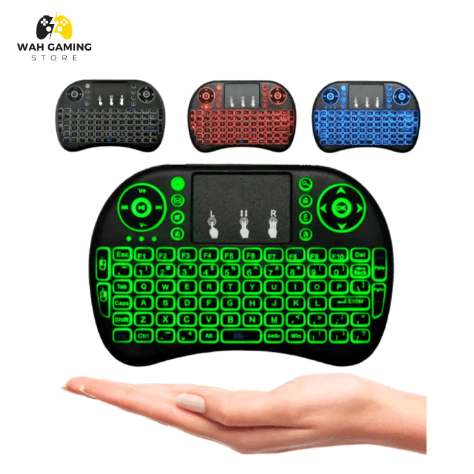 Mini Keyboard + Mouse Wireless Connection Rgb Remote - Wah Gaming Store