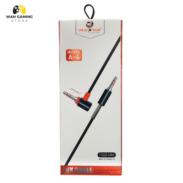 Maxon High Quality Aux Cable - Most Premium Quality Cable - Wah Gaming Store