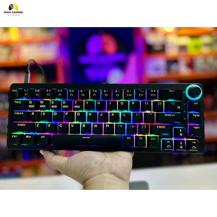 Temp Kb Keyboard Homoo KB Mechanical Keyboard – RGB Wired Gaming Keyboard with Knob ...